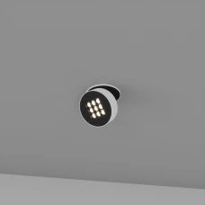 Skarlat MEGA RSL74266 9×2.5W WH+BK 4000K білий;чорний 61256. Точковий світильник врізний