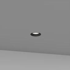 Skarlat PURE RDL73032 15W BK 4000K чорний 1740893. Точковий світильник врізний