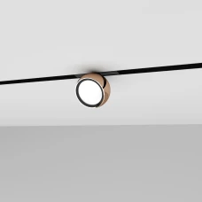 Skarlat FALLON RGD2021 18W BK+RGD 3000K чорний;рожеве золото 32645. Магнітний світильник