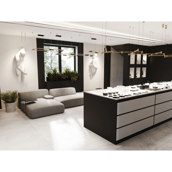 Світлодіодна люстра Skarlat LACE RHL7786 38W GD+BK 4000K чорний;золотий 61407 - Фото 5