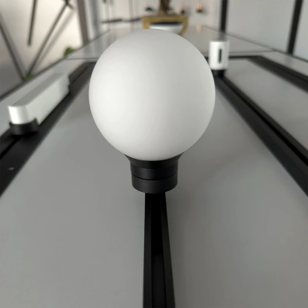 Магнітний трековий світильник Skarlat NUVIA RCZ-MZ10 4W WH+BK 4000K чорний;білий 1740966 - Фото 7