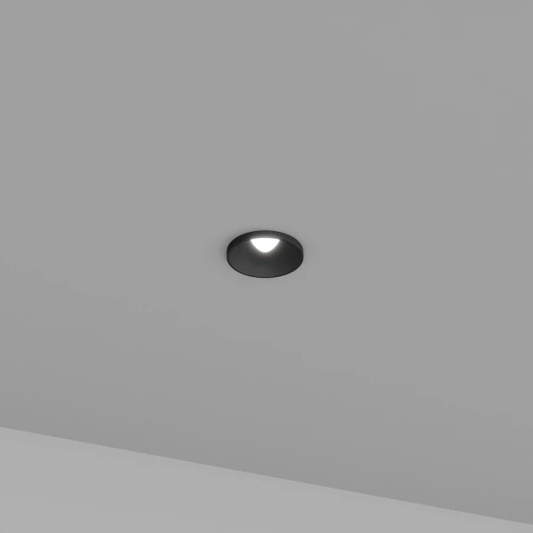 Світильник точковий врізний Skarlat OCTANIS RSL74091-3 12W BK 4000K чорний 32538 - Фото 1