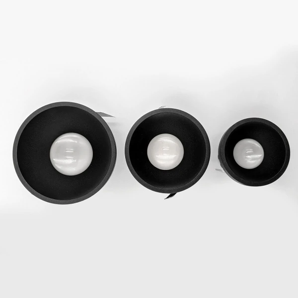 Світильник точковий врізний Skarlat OCTANIS RSL74091-3 12W BK 4000K чорний 32538 - Фото 5