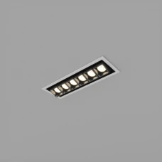 Skarlat RETE RSL74109 6×2W WH+BK 3000K чорний;білий 60641. Точковий світильник врізний