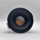 Світильник точковий врізний Skarlat ROUND RSL74232 10W BK 3000K чорний 1706029