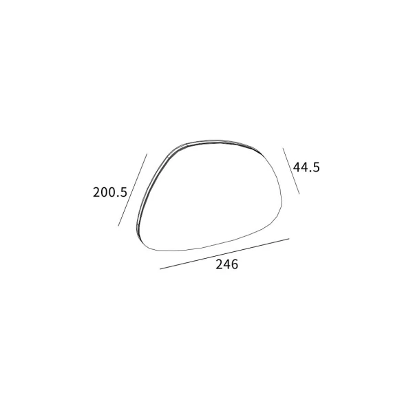 Підсвітка стіни Skarlat STONE RWLB105 15W BK 3000K чорний 26795 - Фото 2