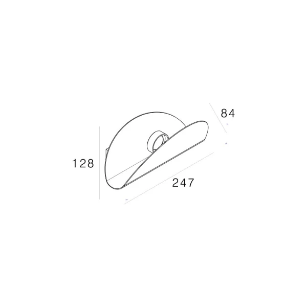 Підсвітка стіни Skarlat DIANA RWLB110 7W WH 3000K білий 60780 - Фото 2
