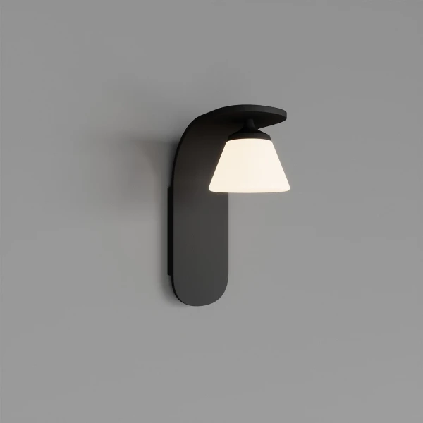 Настінний світильник (бра) Skarlat KELLY RWLB175 7W BK 4000K чорний 1741029 - Фото 1