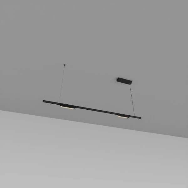 Світлодіодна люстра Skarlat LACE RHL7787 13W BK 3000K чорний 61408 - Фото 1