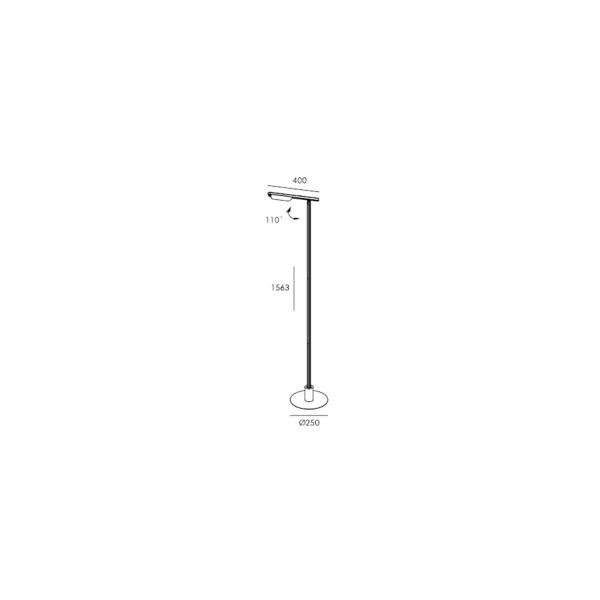 Торшер Skarlat LACE RLL8101 12W+6W BK 3000K білий;чорний 1695183 - Фото 2