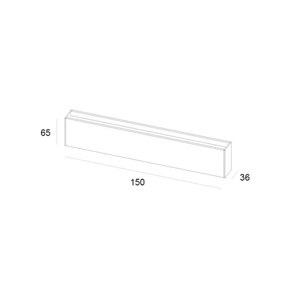 Лінійний світильник Skarlat METZ RWLB098 5W WH 4000K білий 26796 - Фото 2
