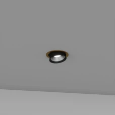 Skarlat TUBO RSL74251 15W GD+BK 3000K чорний;золотий 1695373. Точковий світильник врізний