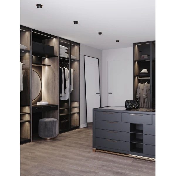 Світильник точковий врізний Skarlat TUBO RSL74251 15W GD+BK 3000K чорний;золотий 1695373 - Фото 8