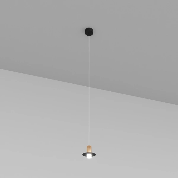 Підвісний світильник Skarlat ANKONA RHL7731 5W BK+GD 3000K чорний;золотий 32522 - Фото 1