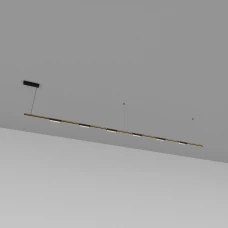 Skarlat LACE RHL7789 38W GD+BK 4000K чорний;золотий 61420. Люстра світлодіодна