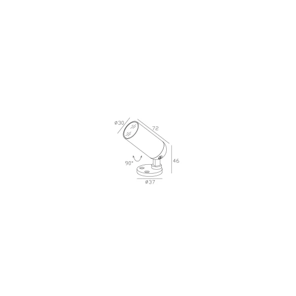 Світильник вуличний Skarlat LYRA ROL72034-M 4W BK 4000K чорний 1741007 - Фото 2