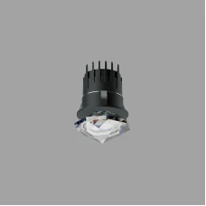 Skarlat PRISMA RSL74366 3W BK 4000K чорний 1740982. Точковий світильник врізний