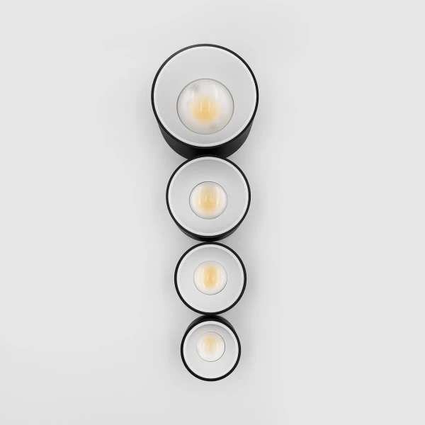 Точковий світильник Skarlat RENTON RSLC78030 15W BK+WH 4000K чорний;білий 32530 - Фото 5