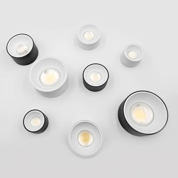 Точковий світильник Skarlat RENTON RSLC78030 15W BK+WH 4000K чорний;білий 32530 - Фото 6