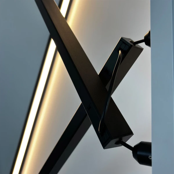 Лінійне бра Skarlat STRING RWLB160 40W BK 4000K чорний 1723009 - Фото 4