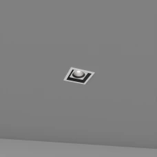 Skarlat VORMI RSL74071-A 12W WH+BK 3000K білий;чорний 61260. Точковий світильник врізний