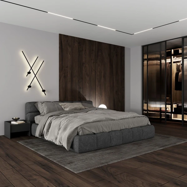 Лінійне бра Skarlat ALLINE RWLB100 7W BK 4000K чорний 32293 - Фото 7