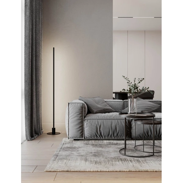 Торшер Skarlat KOS RLL8102 18W BK 4000K чорний 1695451 - Фото 3