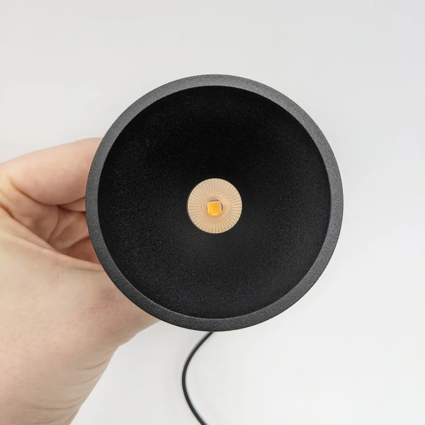 Магнітний трековий світильник Skarlat ONI RGD2032 5W BK+RGD 3000K чорний;рожеве золото 32668 - Фото 4