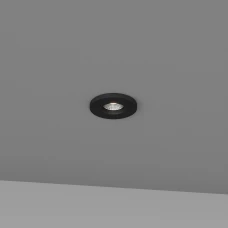 Skarlat SLIM RSL74249 10W BK 4000K чорний 1741038. Точковий світильник врізний