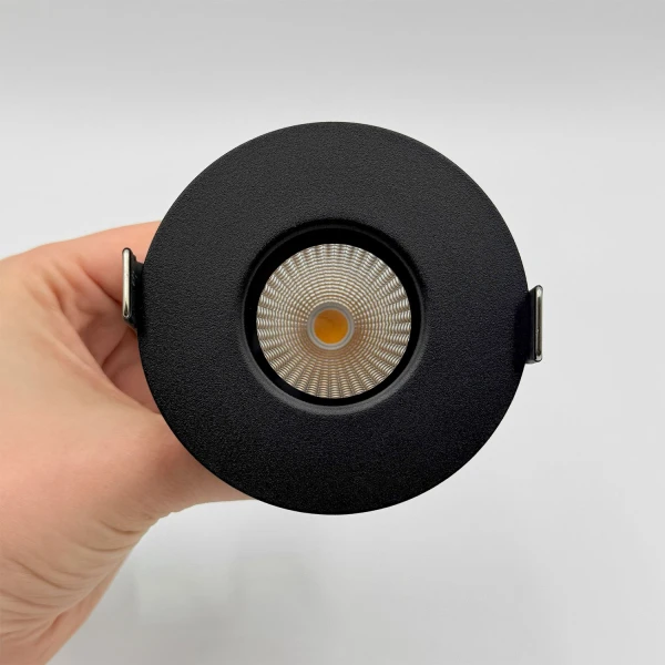 Світильник точковий врізний Skarlat SLIM RSL74249 10W BK 4000K чорний 1741038 - Фото 3