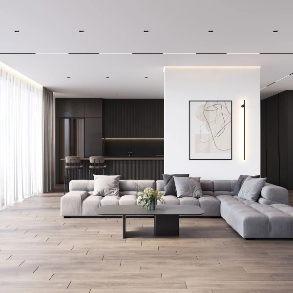 Лінійне бра Skarlat ALLINE RWLB102 12W BK 3000K чорний 26785 - Фото 3