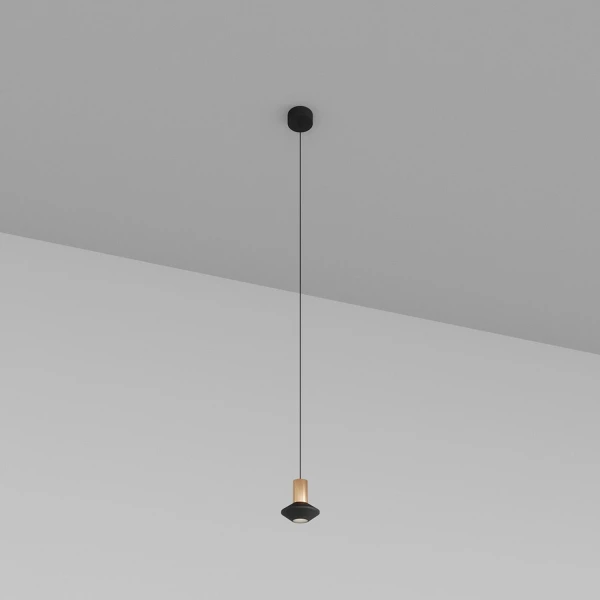 Підвісний світильник Skarlat ELLES RHL7738 5W BK+GD 3000K чорний;золотий 32524 - Фото 1