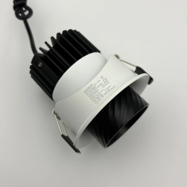 Світильник точковий врізний Skarlat ESME RSL74331 10W WH+BK 4000K білий;чорний 1706023 - Фото 4