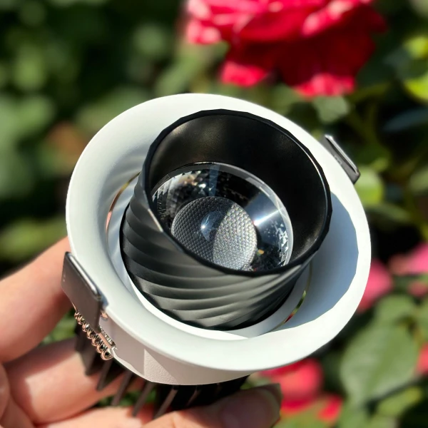 Світильник точковий врізний Skarlat ESME RSL74331 10W WH+BK 4000K білий;чорний 1706023 - Фото 7