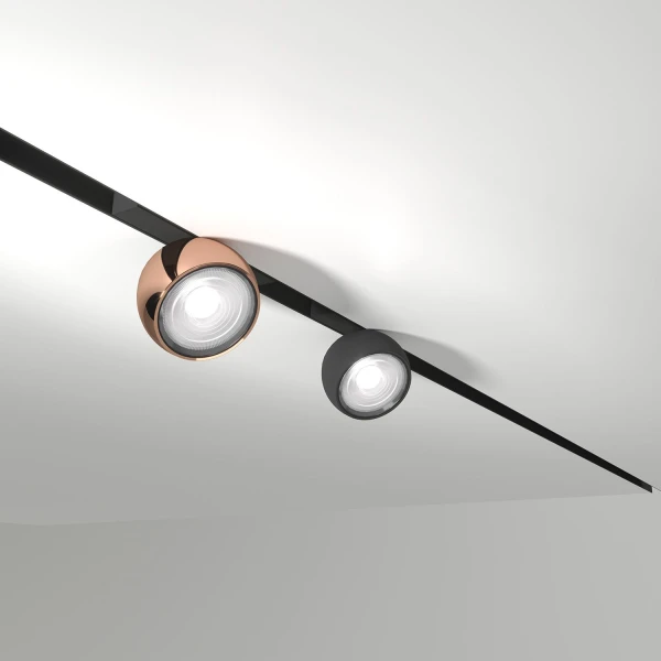 Магнітний трековий світильник Skarlat FALLON RGD2020 12W BK 3000K чорний 61532 - Фото 6