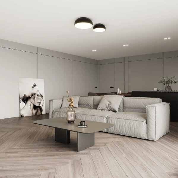 Точковий світильник Skarlat FARETTI RDLC79028 30W BK+WH 3000K чорний;білий 61227 - Фото 4