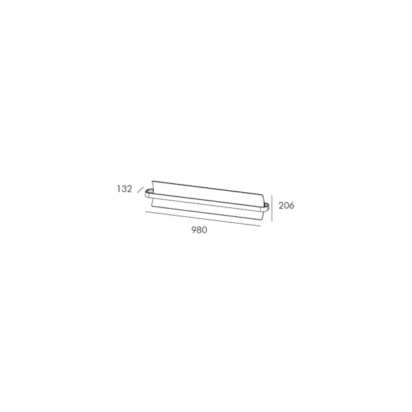 Підсвітка стіни Skarlat FLEXI RWLB168 20W WH+BK 4000K білий;чорний 1723011 - Фото 2