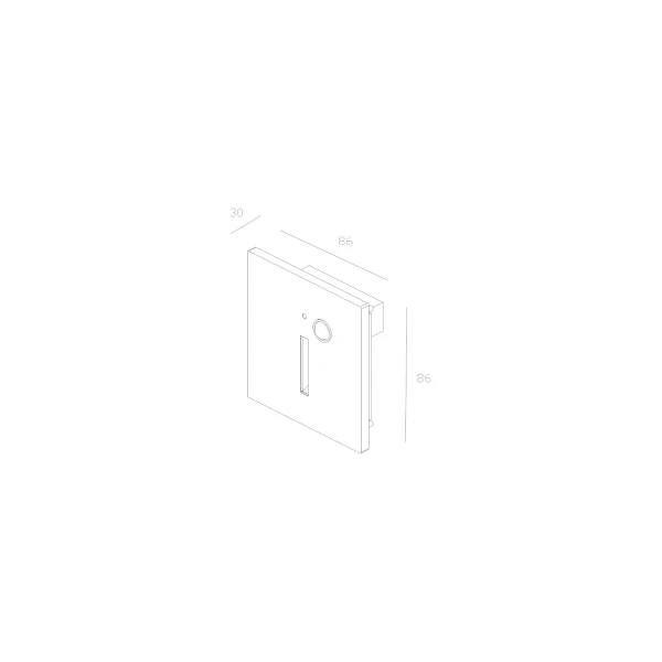 Підсвітка для сходів Skarlat LICY RWLB181 1W WH 3000K білий 1723031 - Фото 2