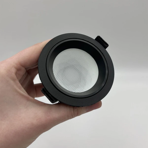 Світильник точковий врізний Skarlat LUCA RDL73028-3 10W BK 3000K чорний 61377 - Фото 3