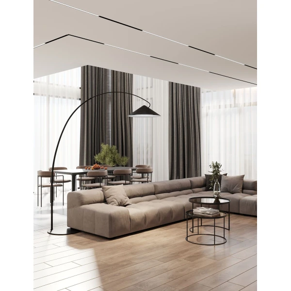 Торшер Skarlat MARIS RLL8108 35W BK 3000K чорний 1739822 - Фото 4