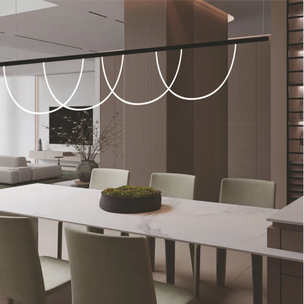 Магнітний трековий світильник Skarlat NUVIA RCZ-MZ13 40W WH+BK 4000K чорний;білий 1740970 - Фото 3