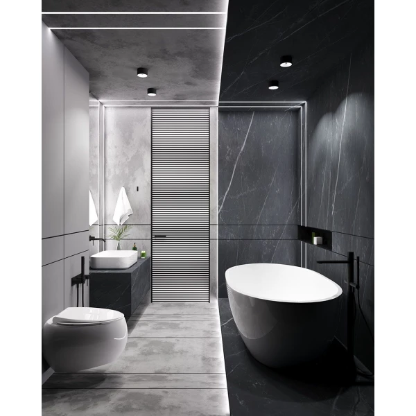 Точковий світильник Skarlat RENTON RSLC78042 20W BK+WH 4000K чорний;білий 32532 - Фото 5