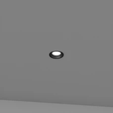 Skarlat LUCA RDL73028-3 10W BK 4000K чорний 61378. Точковий світильник врізний