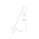 Торшер Skarlat MARIS RLL8109 10W BK 4000K чорний 1695453