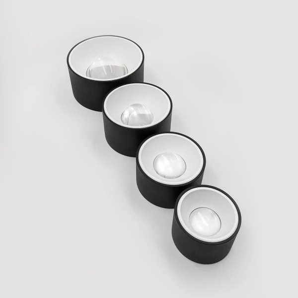 Точковий світильник Skarlat RENTON RSLC78013 30W BK+WH 3000K чорний;білий 1706024 - Фото 3