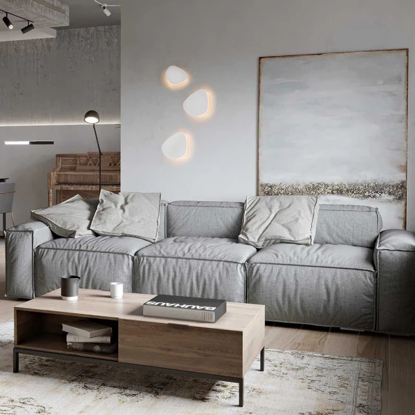 Підсвітка стіни Skarlat STONE RWLB103 5W WH 3000K білий 26790 - Фото 4
