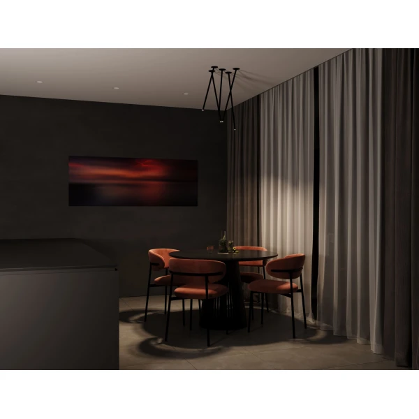 Світильник точковий врізний Skarlat GRACE RSL74197 3W BK 4000K чорний 1695378 - Фото 8