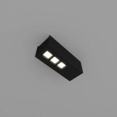 Skarlat KUBI RSLC78037 3×5W BK 3000K чорний 32517. Світильник точковий