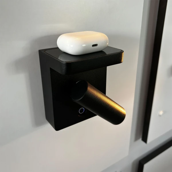 Бра спрямованого світла Skarlat OTTO RWLB138 7W BK 3000K чорний 1723023 - Фото 7