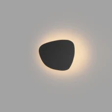 Skarlat STONE RWLB104 10W BK 4000K чорний 32471. Настінний світильник